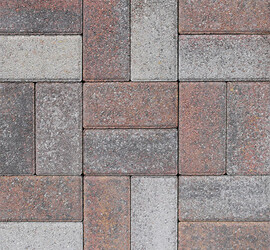 Тротуарная плитка Брусчатка, COLORMIX 1118